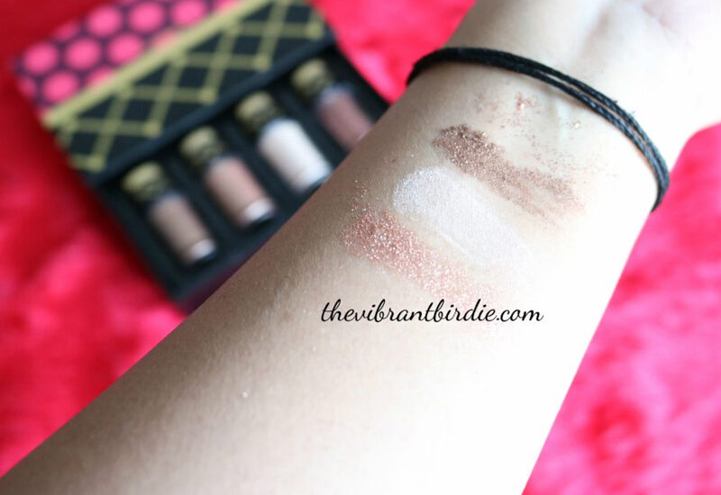 MAC Nutcracker Pigments & Glitter Kit- Review and Swatches