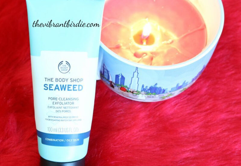 The Body Shop Seaweed Pore-Cleansing Facial Exfoliator- Review and Swatches