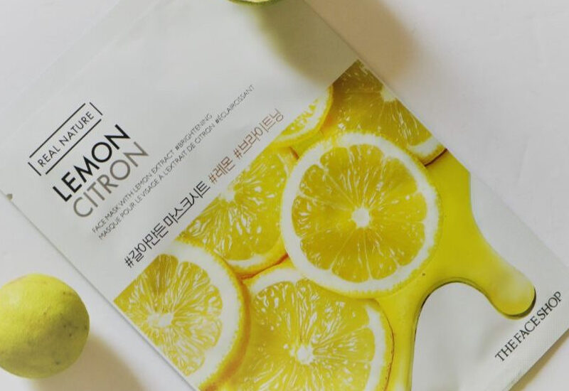 The Face Shop Real Nature Lemon Citron Sheet Mask- Review