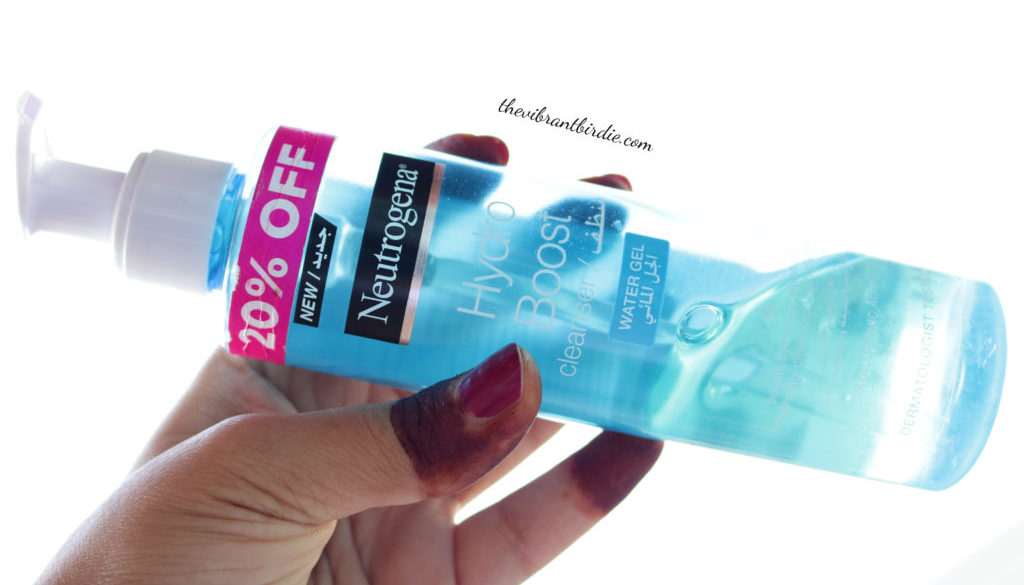 Neutrogena Hydro Boost Water Gel Cleanser Review and Swatches