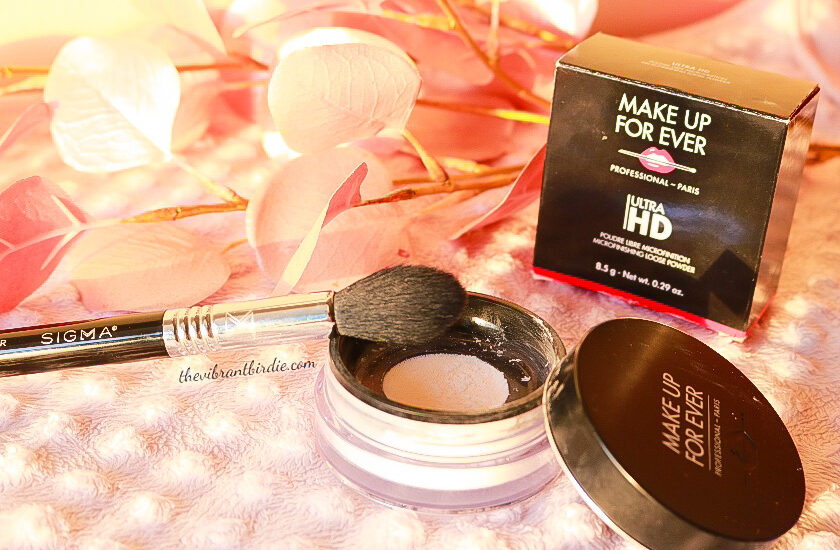 Makeup Forever Ultra HD Loose Powder- Translucent Powder-  Review and Swatches